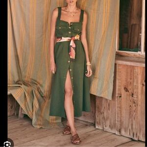 NWT Sezane Robe Longue Tara Dress $185